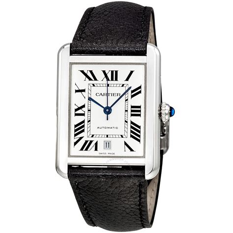 cartier mens tank watch|cartier tank solo large model.